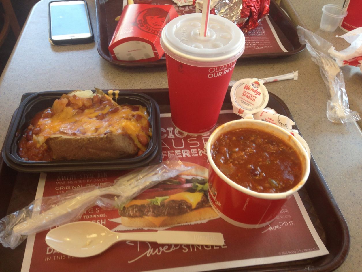 Wendy's: Baked Potato e Chili