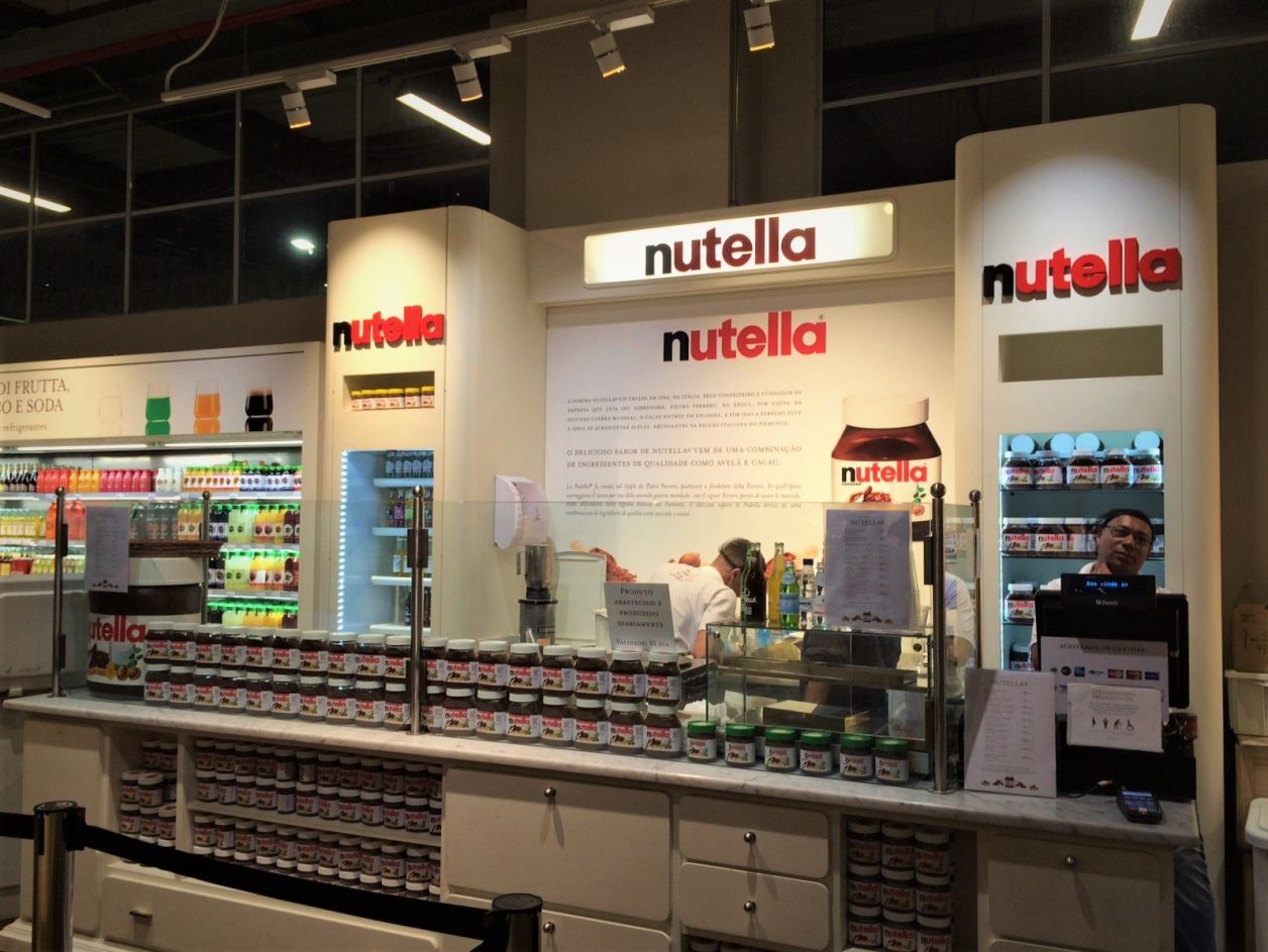 O quiosque da Nutella