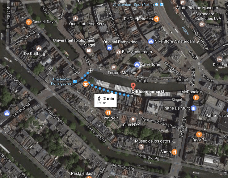 como se localizar em Amsterdam