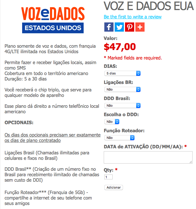 internet e telefone nos Estados Unidos