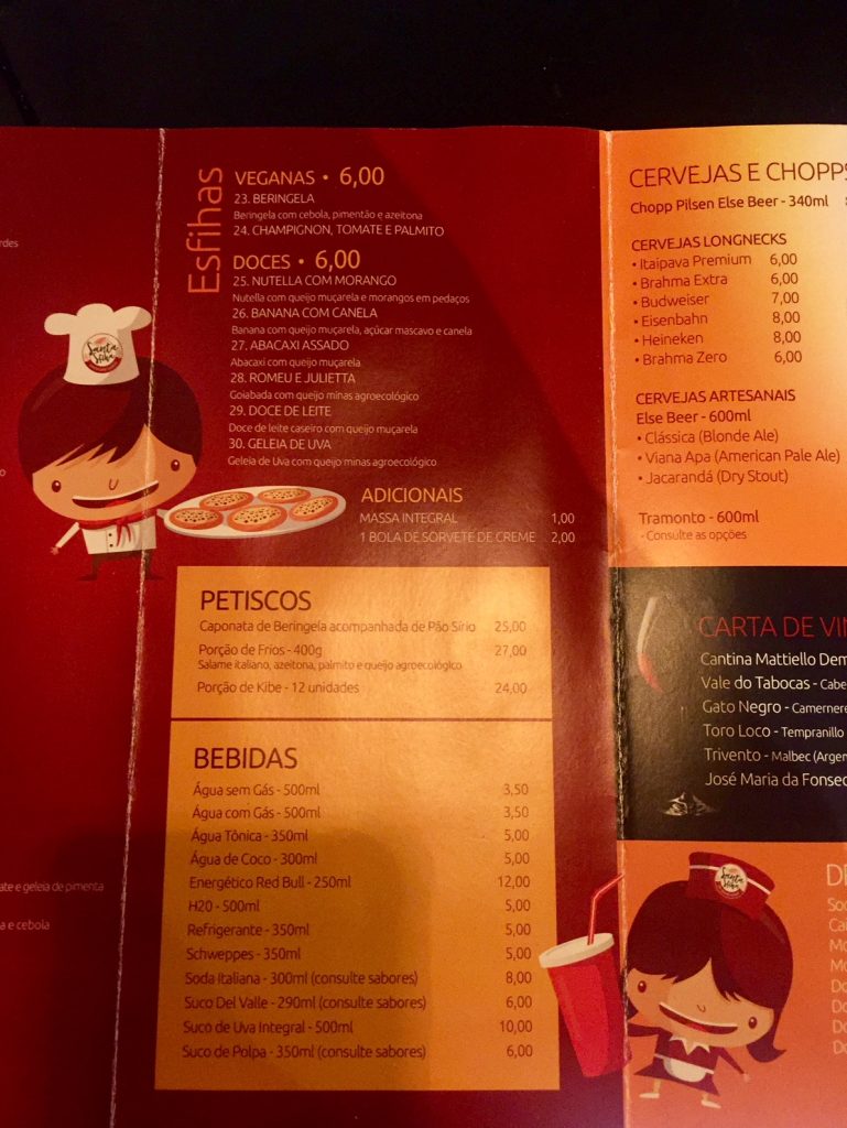 Preços Santa Sfiha