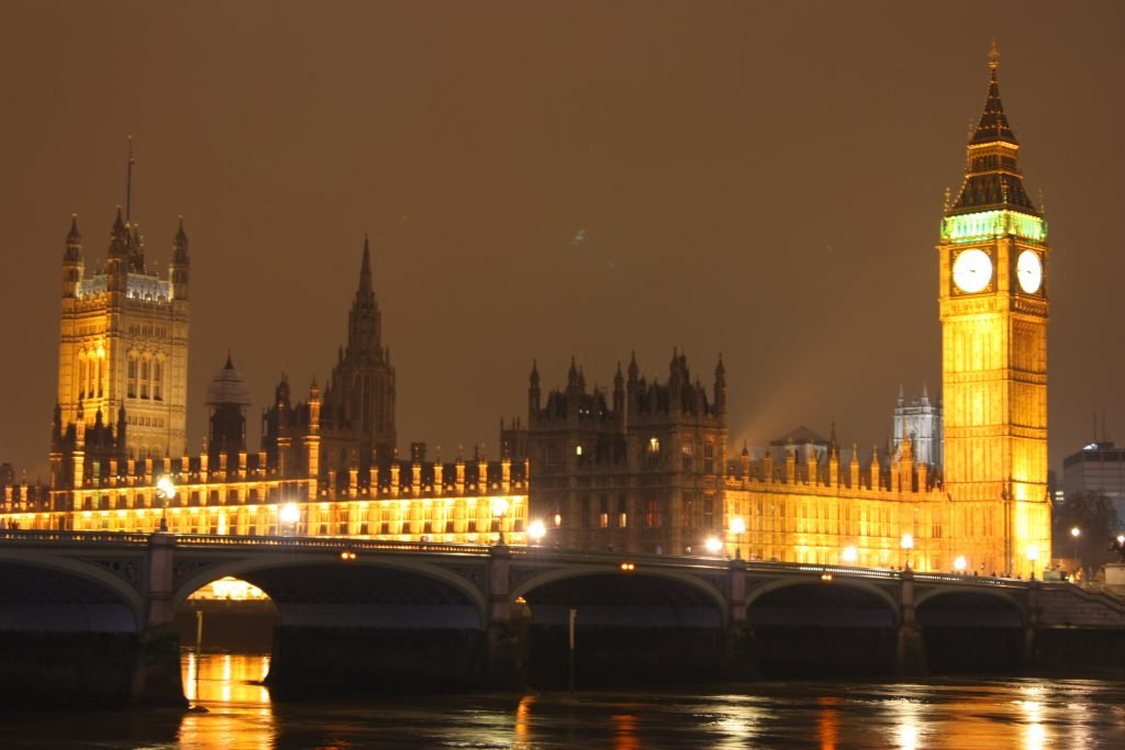 Palácio de Westminster em Londres