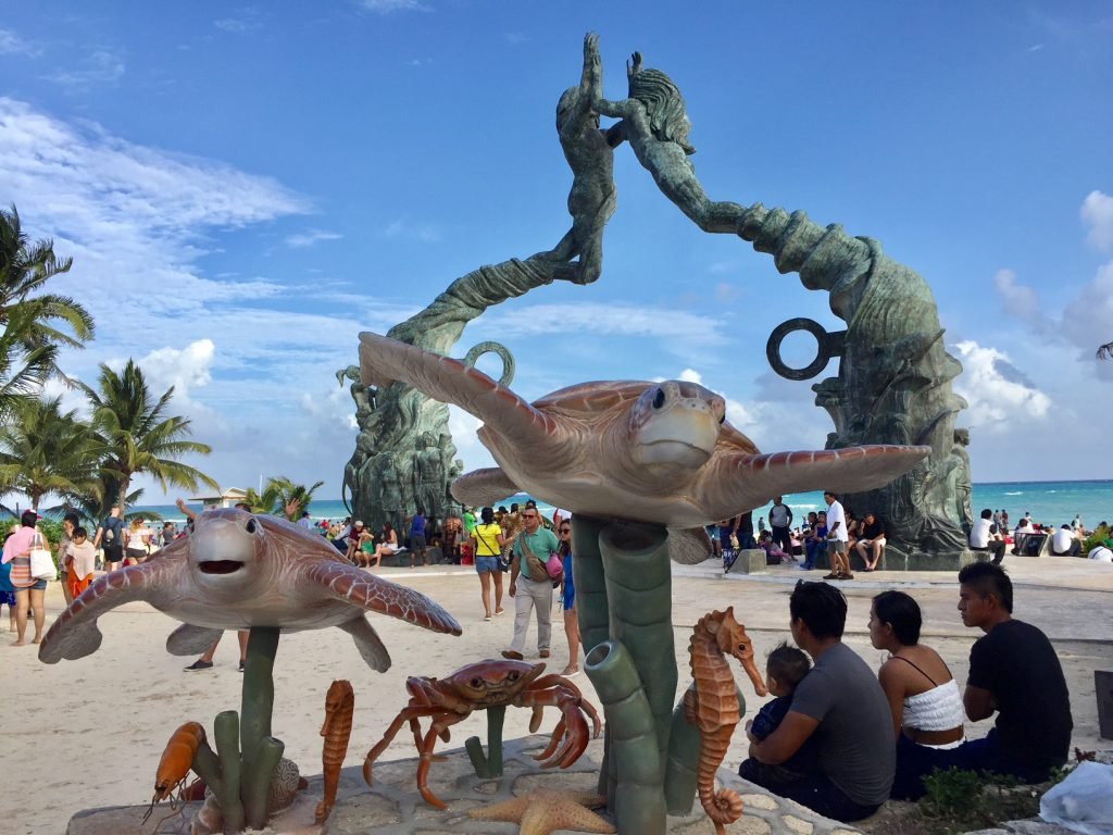 Parque Fundadores em Playa del Carmen