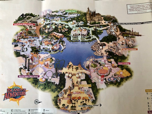 mapa do islands of adventure