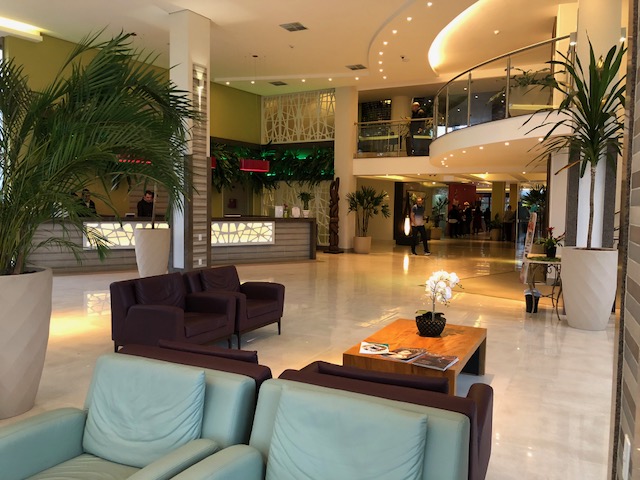 recepção hotel foz do iguaçu
