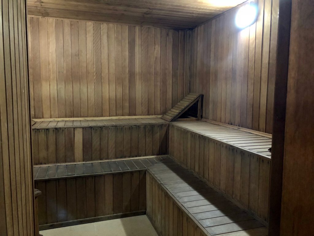 sauna seca do hotel metropole maringa