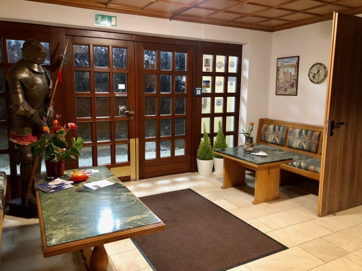 recepção hotel Rotemburgo