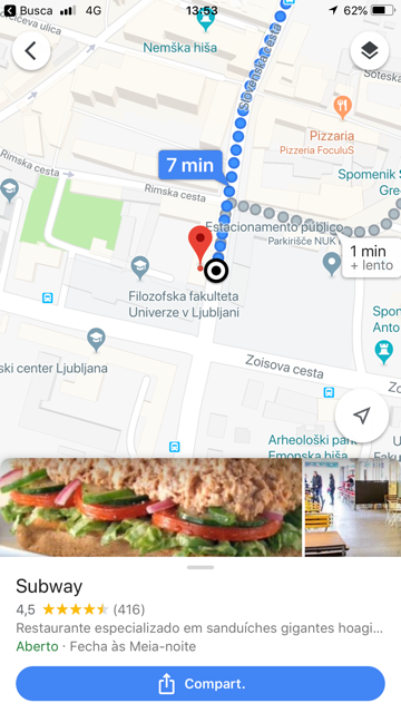 Subway em liubliana