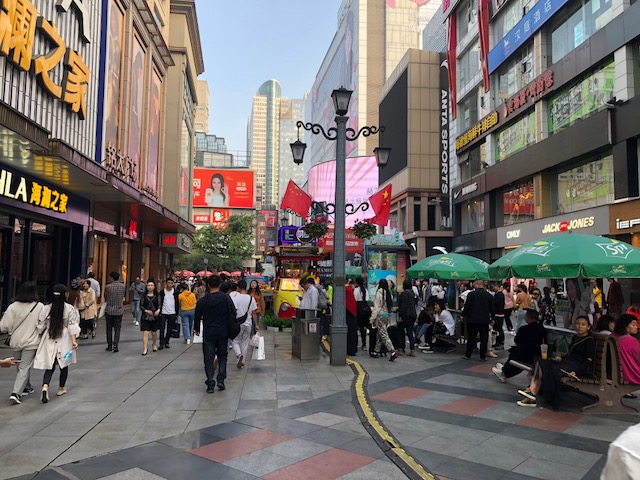 ruas de chengdu china